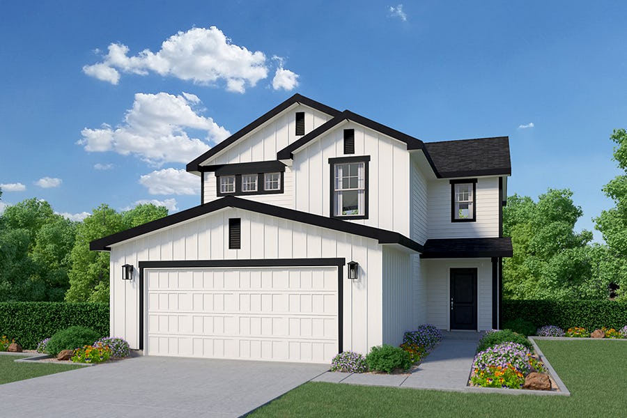 Payette 2Story Floor Plan New Home in Idaho